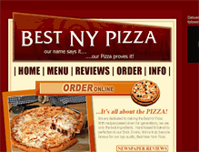 Tablet Screenshot of bestnypizza.com
